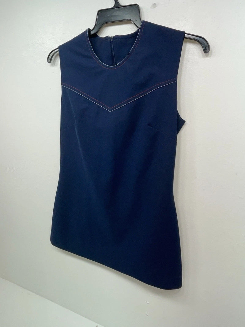 New Women’s Blue Lasso Short Sleeve Zip Up Shirt #A983102 3B-58