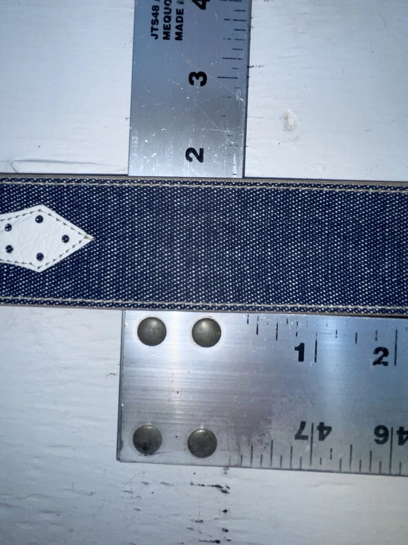 New Blue Genuine Leather 30” Belt #7330 NN-30