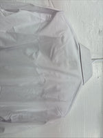 New Men’s ELY Cattleman White Long Sleeve Pearl Snap 17.5 X 35 XL CC-10