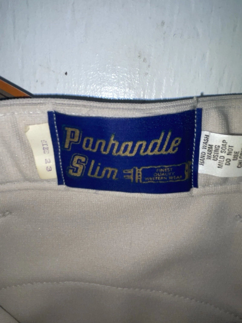 New Vintage Beige Panhandle Slim Polyester Pants #73M2216 XX-3