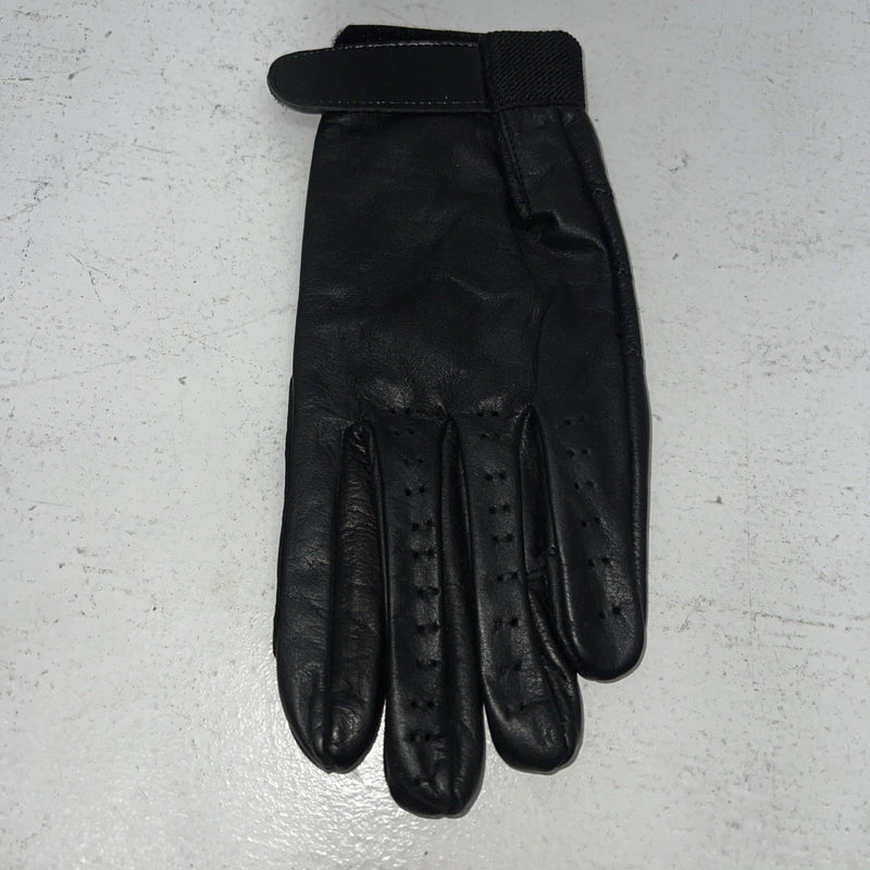 New Tough 1Black Leather Great Grips Ladies M/L Riding Gloves #24-70 E-503