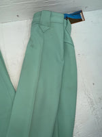 New Vintage Teal Panhandle Slim Polyester Pants #731484 3A-127