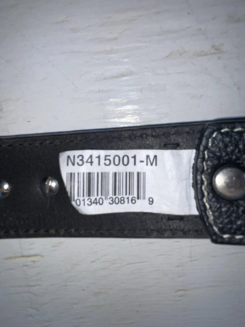 New Black Genuine Leather Nocona Cards Bling M Belt #N3415001 Z-114￼