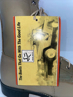 New Women’s Brown Lace Up Texas Brand Cowboy Boots. 4498 8 M. 16-117