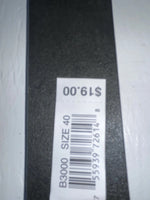 New Black Genuine Leather Badger 40” Belt #B3000 JJ-101
