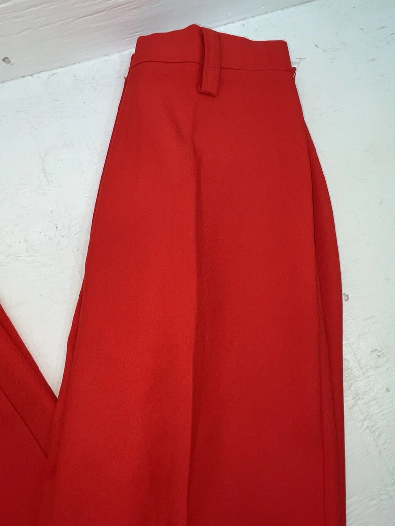 New Vintage Red Quicksilver Polyester Pants #2662 3A-109