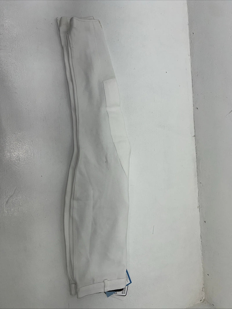 New Women’s White Ovation English Riding Breeches. 462125 32 L D-100