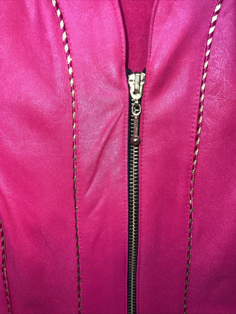 New Women’s Pink 1849 Authentic Ranchwear Western Show Vest XS G-610