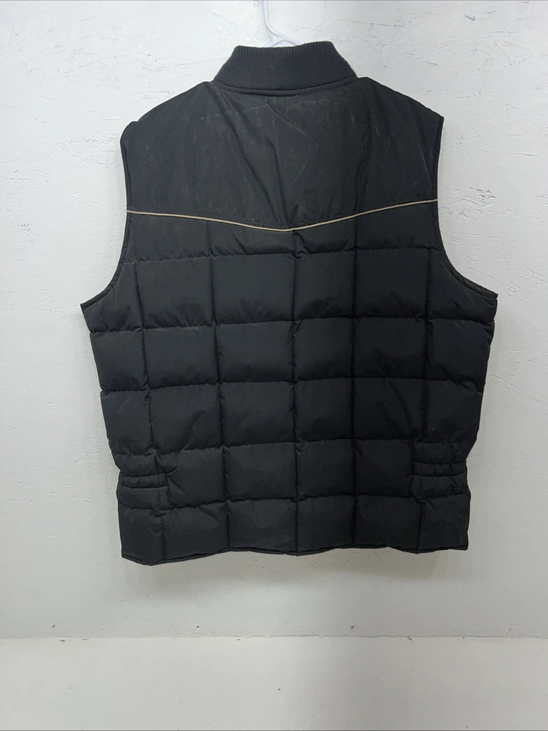 New Men ELY Cattleman XL Black Puffer Vest #241120 LLL-44