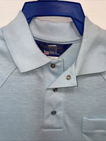 New Men’s Panhandle Slim Blue Short Sleeve Polo Medium B-93