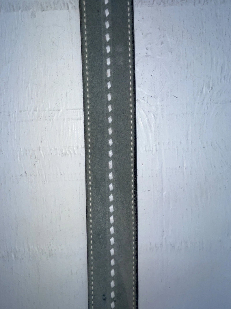 New Blue Genuine Leather Weaved 360 Belt #952 JJ-83