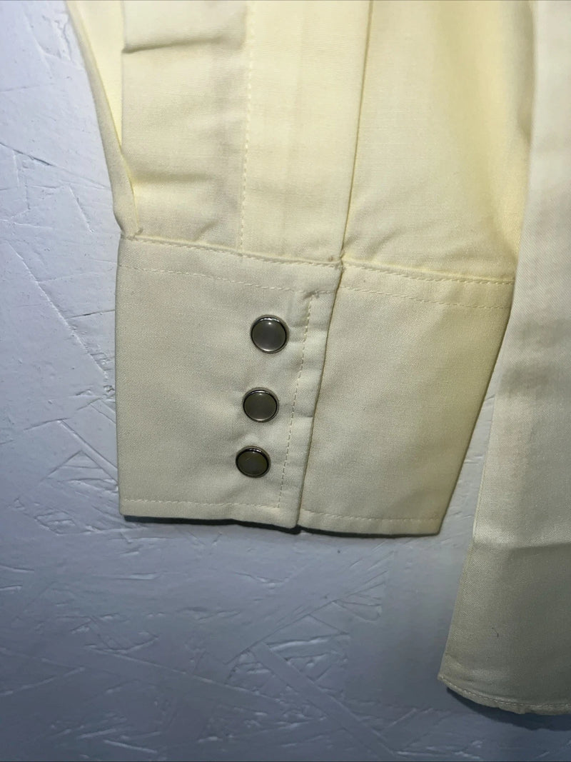 New Men’s Yellow ELY Wildlife Collection Western Pearl Snap Shirt Small A-171