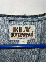 New Men’s ELY Cattleman Denim Vest XL #241104 L-604