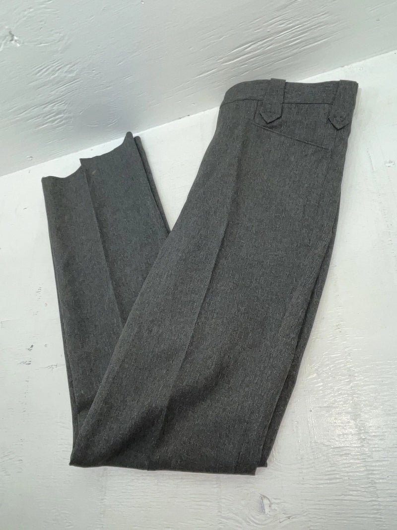 New Vintage Gray Circle S Polyester Pants #CP4776 XX-78
