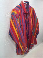 New Men’s Wrangler Multicolor Long Sleeve Button Up 17 XL DD-4