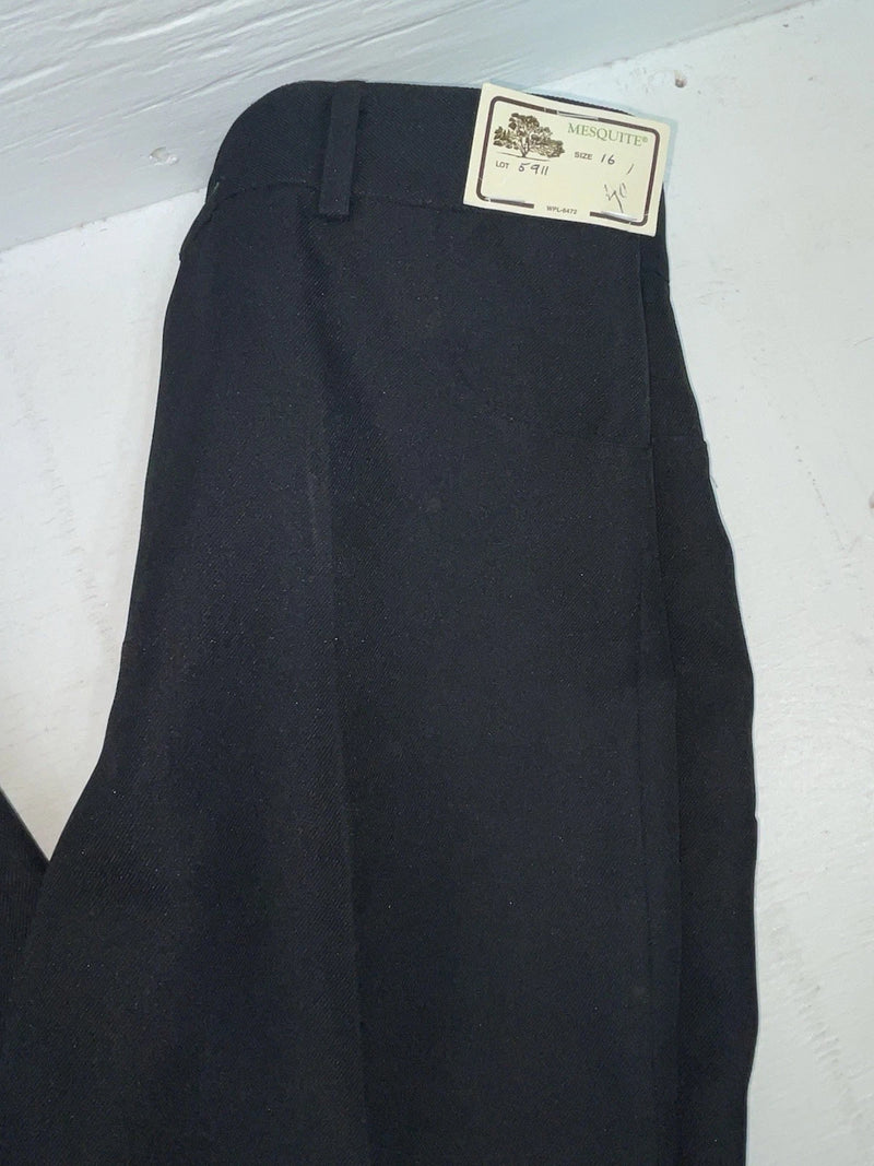 New Vintage Black Mesquite Polyester Pants #5911 VV-90