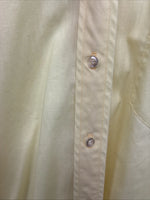 New Women’s Ratcatcher Yellow Long Sleeve Button Up Size 30 YY-7