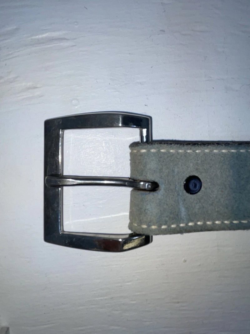 New Blue Genuine Leather Weaved 360 Belt #952 JJ-83