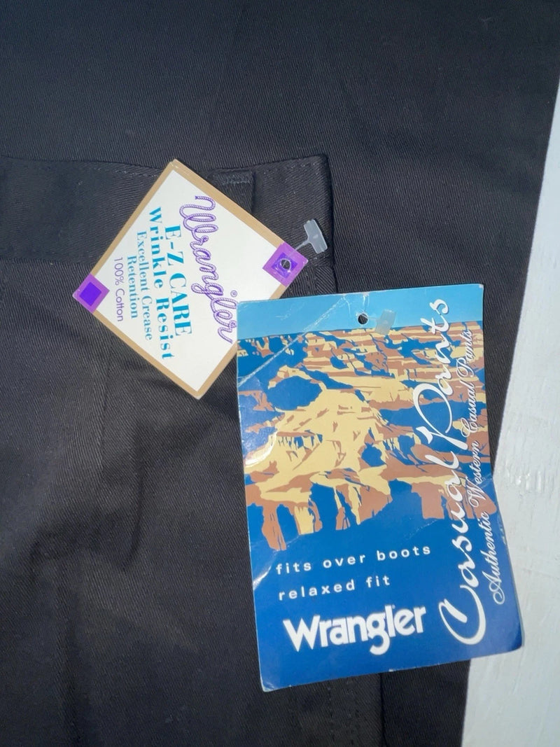 New Vintage Black Wrangler Polyester Pants VV-27