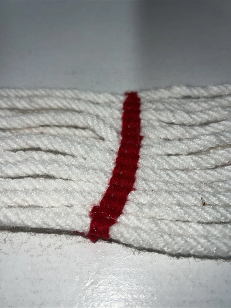 New Tough 1 White Red Mohair 24” Cinch #59-1212 BB-1