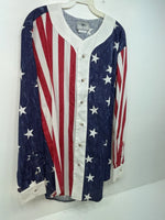 New Men’s American Cowboy Threads Long Sleeve Button Up Shirt M 3B-47