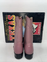 New Women’s Pink Texas Brand Cowboy Boots. 4433 8 M. 16-38