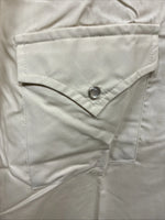 New Men’s ELY Cattleman Tan Short Sleeve Pearl Snap 18.5  2XL H-69
