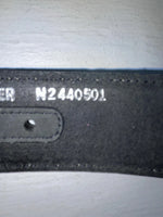 New Cow Print Genuien Leather Nocona Black Stud 42” Belt #N2440501 NN-123