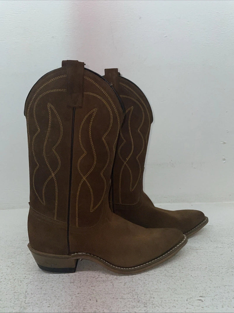 New Youth Brown Acme Cowboy Boots. 56864 5 C. 12-125
