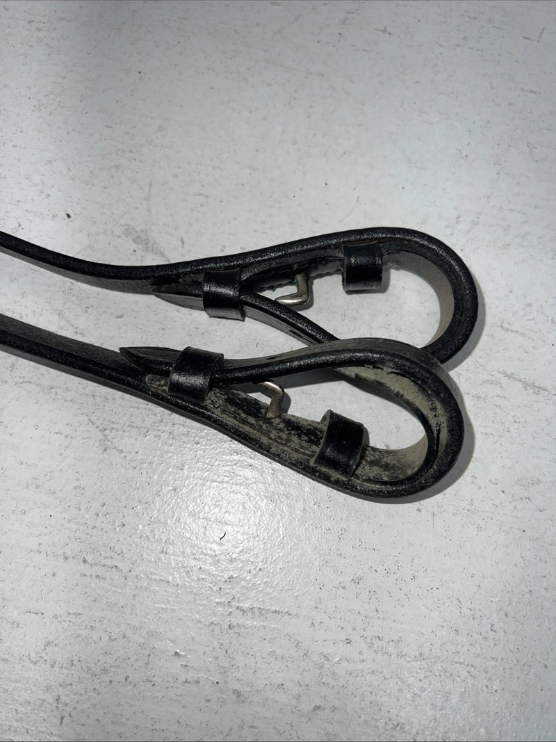 New Silver Fox Black English Snaffle Bridle BB-18 