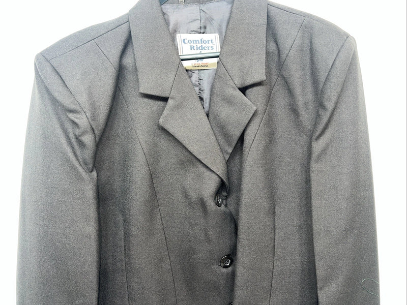 New Women’s Comfort Riders Black Hunt Meister Riding Coat 20R JJ-610