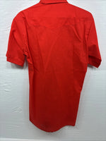 New Men’s Panhandle Slim Orange Short Sleeve Pearl Snap 14 Small O-75