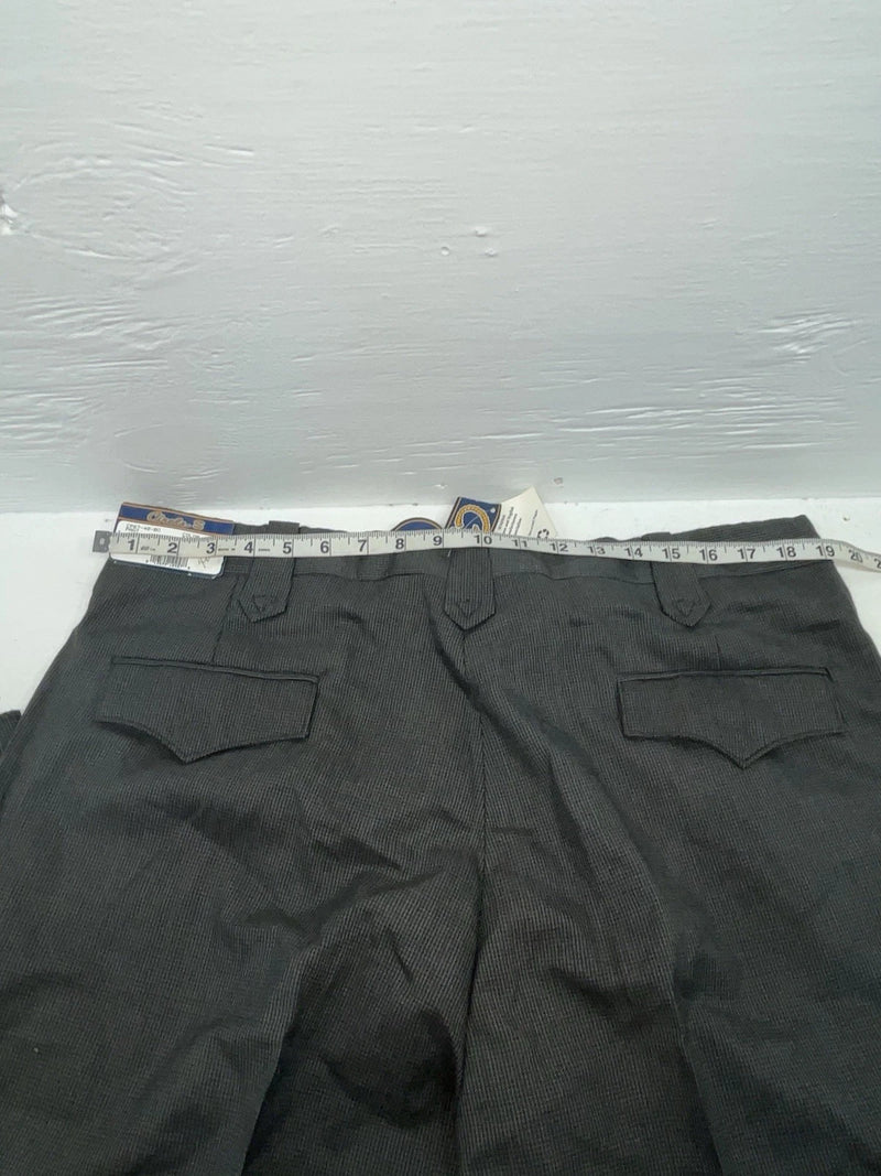 New Vintage Black Circle S Polyester Pants #CP6740 XX-112