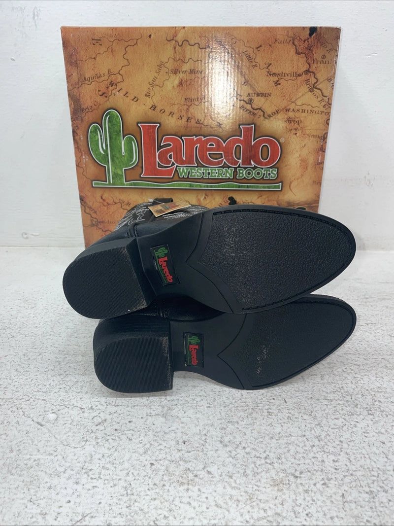 New Children’s Black Laredo Cowboy Boots.  C 2430 13 D. 23-45
