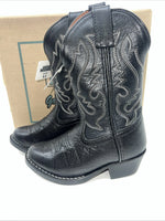 New Children’s Black Smoky Mountain Cowboy Boots. 1117 C 9.5 9 1/2. 24-35