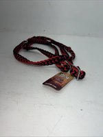 New Tough 1 Red Black Nylon Braided Reins 3/4” X 8” #54-995-106 Y-10