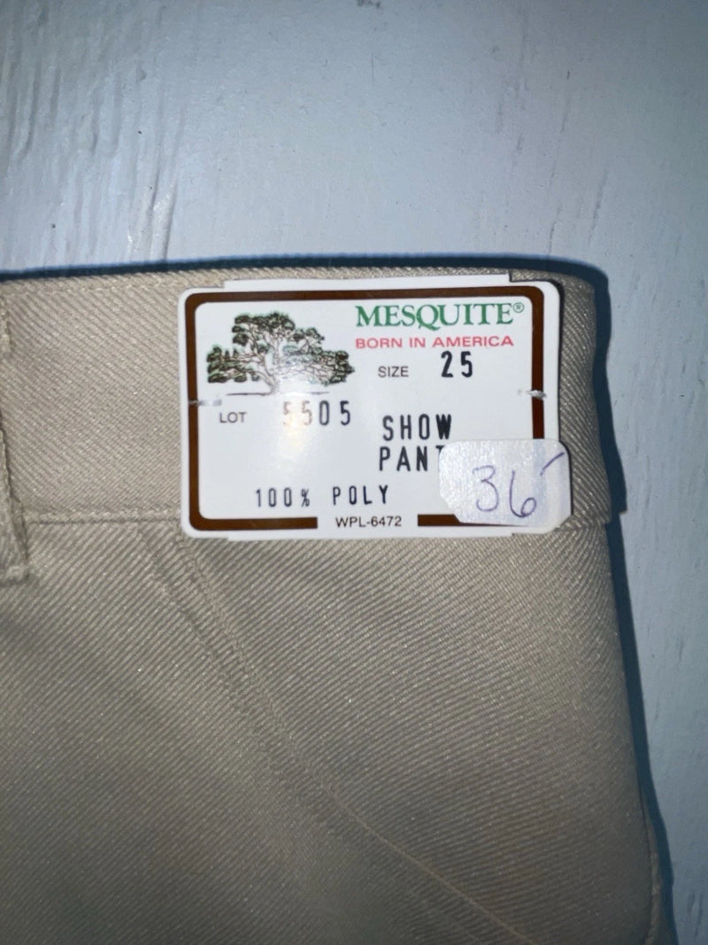 New Vintage Cream Mesquite Polyester Pants #5505 3A-30