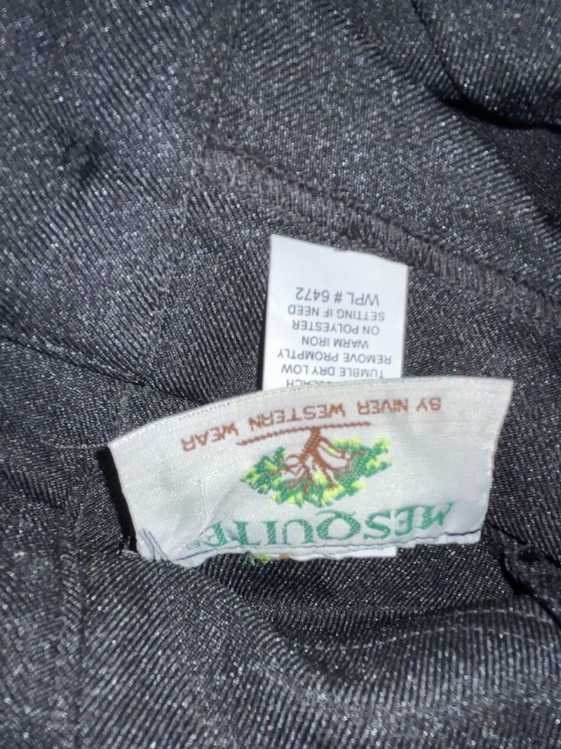 New Vintage Black Mesquite Polyester Pants #5911 ZZ-51