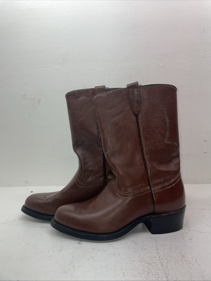 New Men’s Brown Texas Brand Cowboy Boots. 8311 10 E E. 6-63