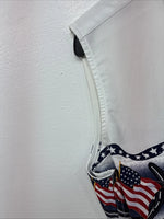 New Women’s Cumberland White Designed Short Sleeve Pearl Snap MM-70