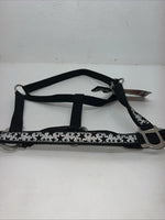 New Tough 1 Black Silver Nylon Star Full Horse Halter #50-2031 3C-7