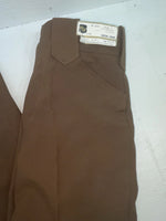 New Vintage Brown Dickson Jenkins Polyester Pants #2060 3A-23