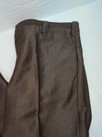 New Vintage Brown Circle S Polyester Pants #CP5091 XX-77