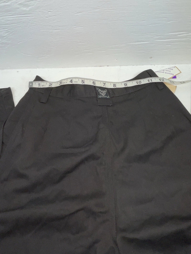New Vintage Black Wrangler Polyester Pants XX-23
