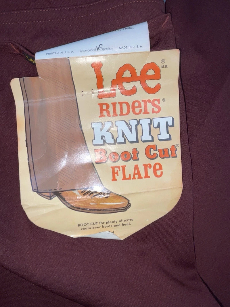 New Vintage Red Lee Polyester Pants #2004061 NN-158