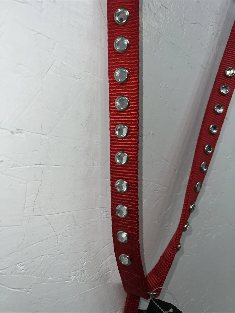 New Red Bling Fabtron Nylon Breastcollar #6821-1 EE-10