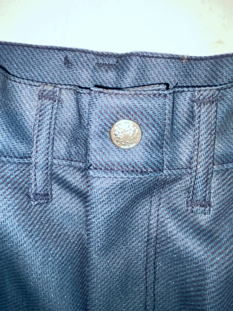 New Vintage Blue Miller Polyester Pants #2624 3A-11