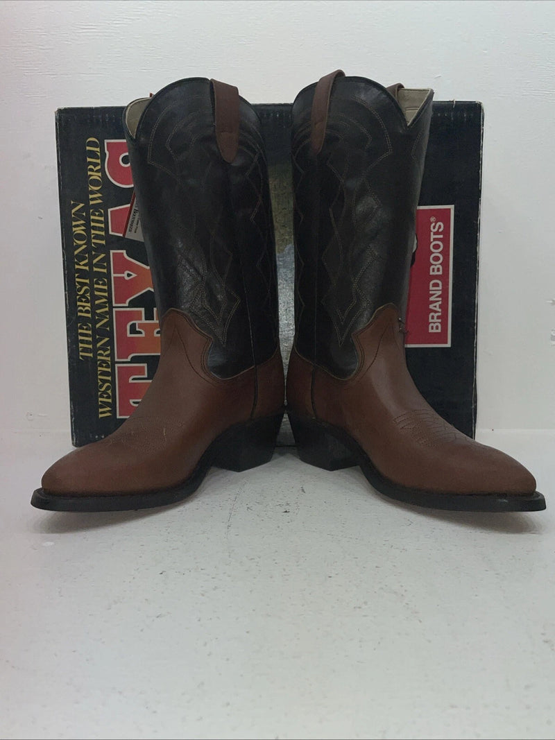 New Women’s Brown Texas Brand Cowboy Boots. 5101 8 D. 15-18