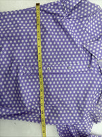 Me Women’s Panhandle Slim Purple Body Suit Long Sleeve Button Up Size 42 LL-43