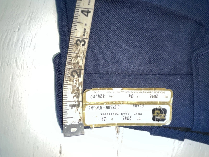 New Vintage Blue Dickson Jenkins Polyester Pants #2046 SS-3
